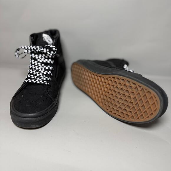 Black Vans SK8-Hi - Picture 8 of 8